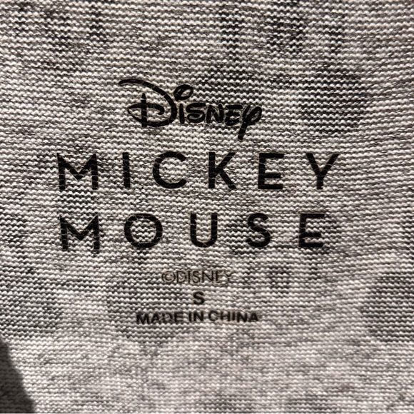 Gray Disney Mickey Mouse Pajama Top Size S (runs big) - Picture 2 of 8